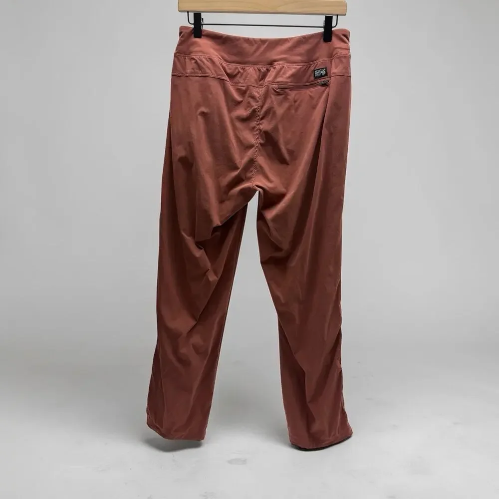 Mountain Hardwear Pants Women’s Medium Brown Hiking Trail Travel Lightweight